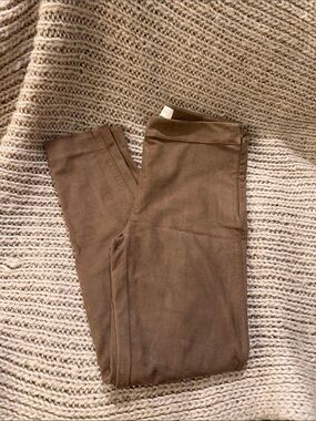 Talbots Faux Suede Stretch Leggings